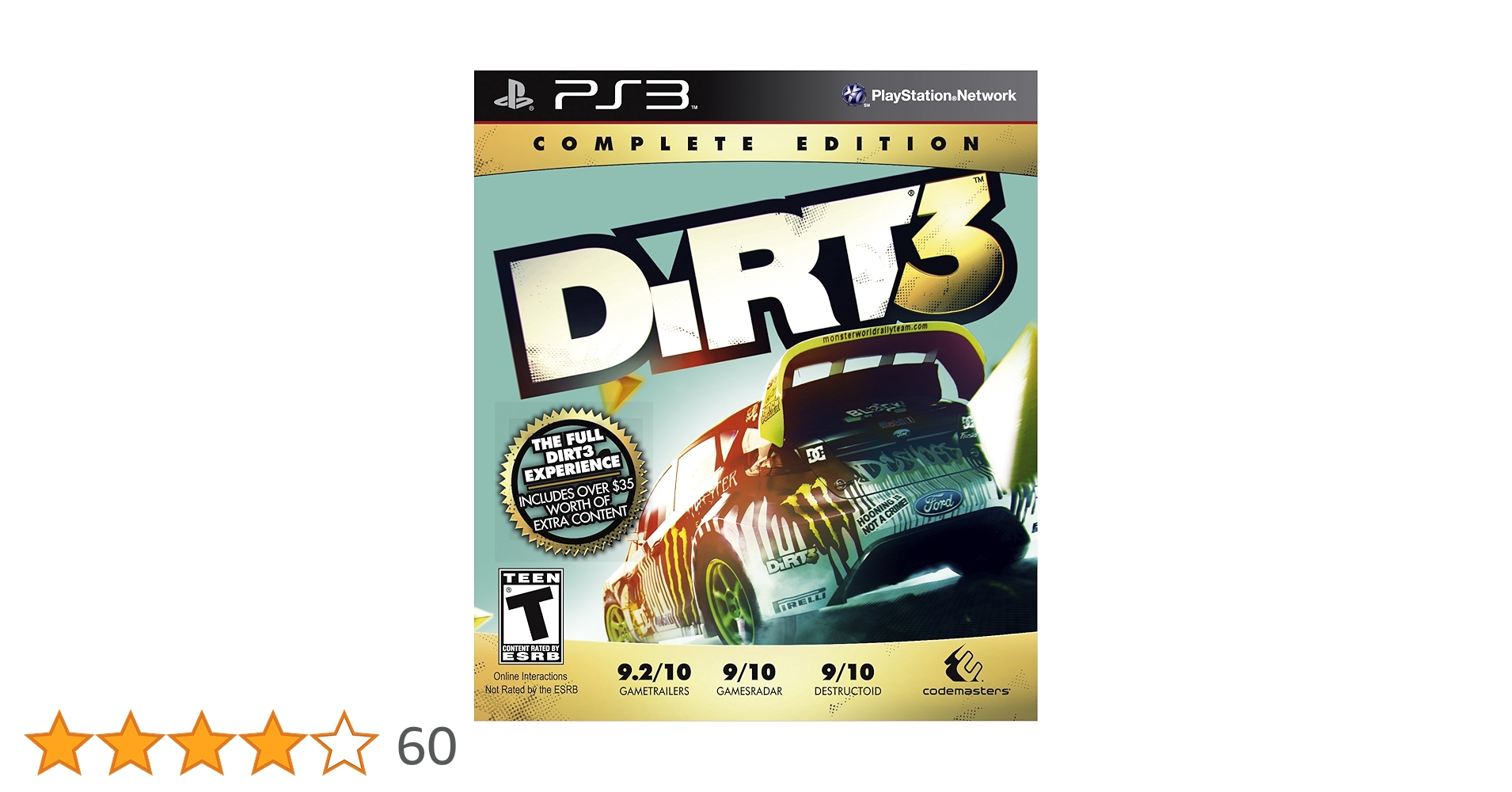 Dirt 3: Complete Edition - Playstation 3 (Complete Edition