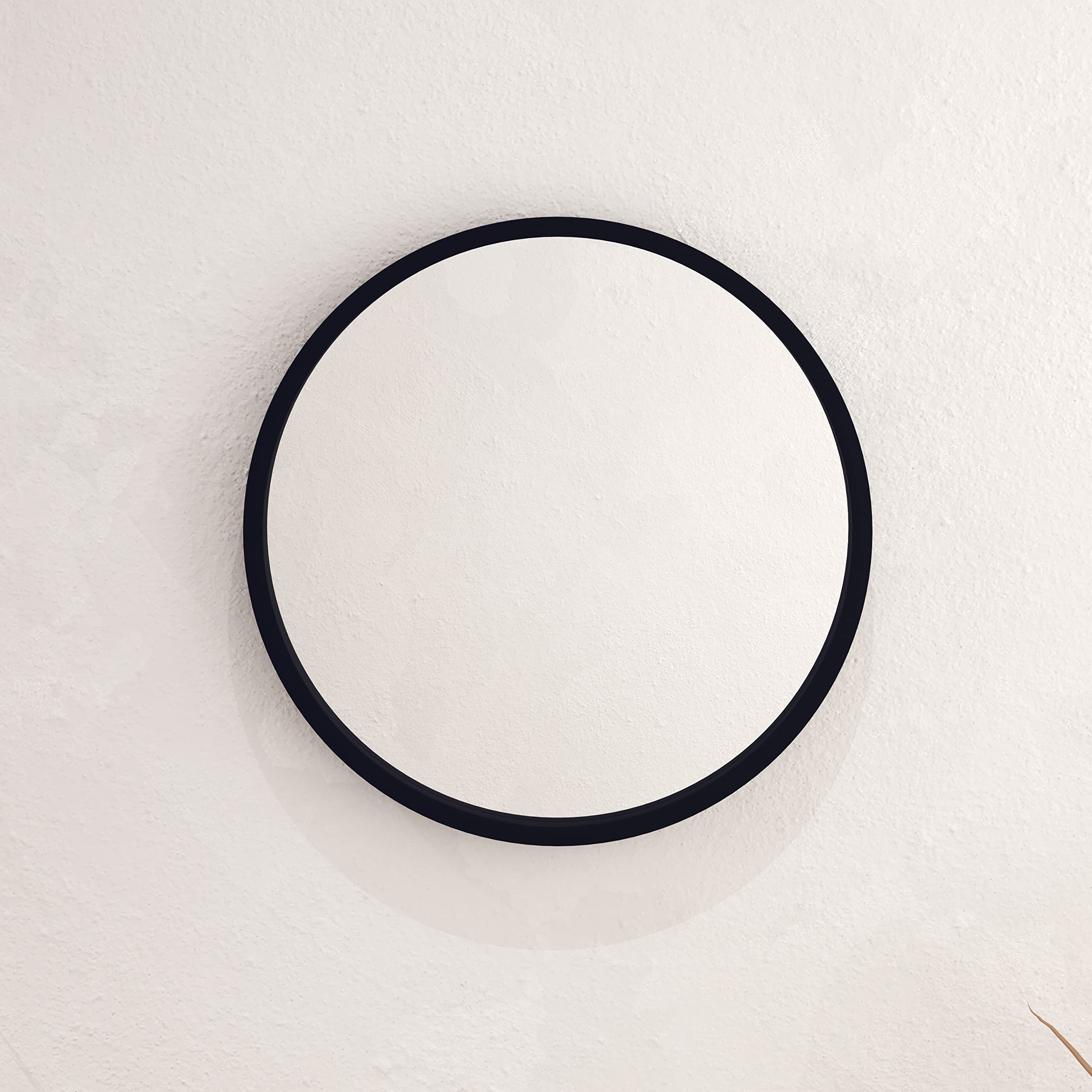 Black Circle Wall Mirror 16 Inch Round Wall Mirror for Entryways
