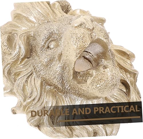 Miniatura 5 de Inicio Accesorios Decoración Esculturas de pared Rociador de fuente de cabeza de animal para decoración Decoración de cascada Luces solares de