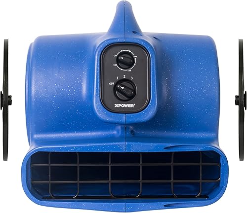 Vista 4 de XPOWER X-800TF-MDK 3/4HP - Secador profesional de jaula de carbón sin polvo con kit de secado múltiple y temporizador para un tiempo de respuesta