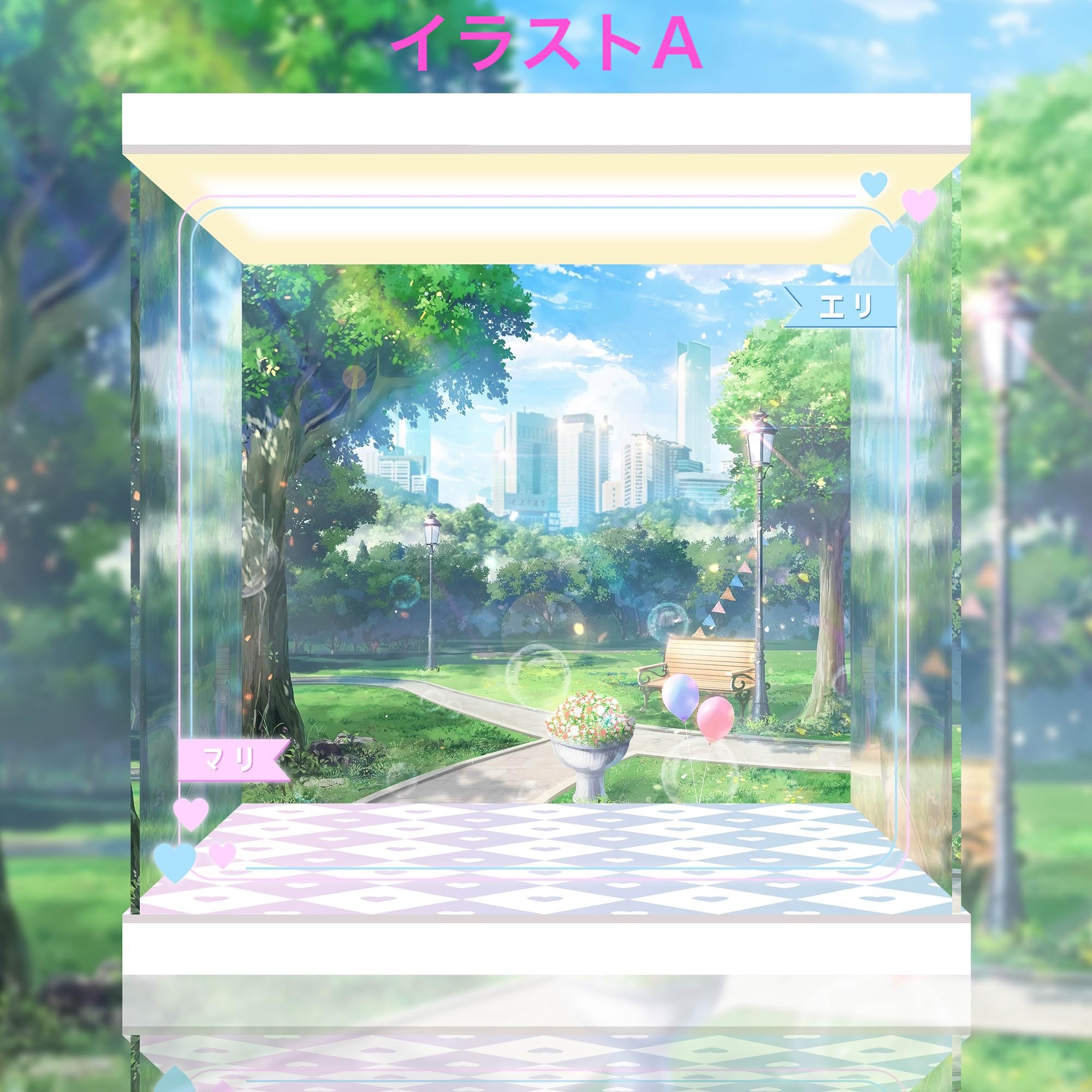 Amazon.co.jp: 専用 フィギュアケース Lovely マリ&エリ Illustrated