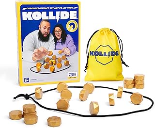 Kollide by Relatable, Exciting Magnetic Game for Family Game Night, Fun 2 Player Games for Kids, Includes 1 Rope, 20 Magnets & Carrying Bag