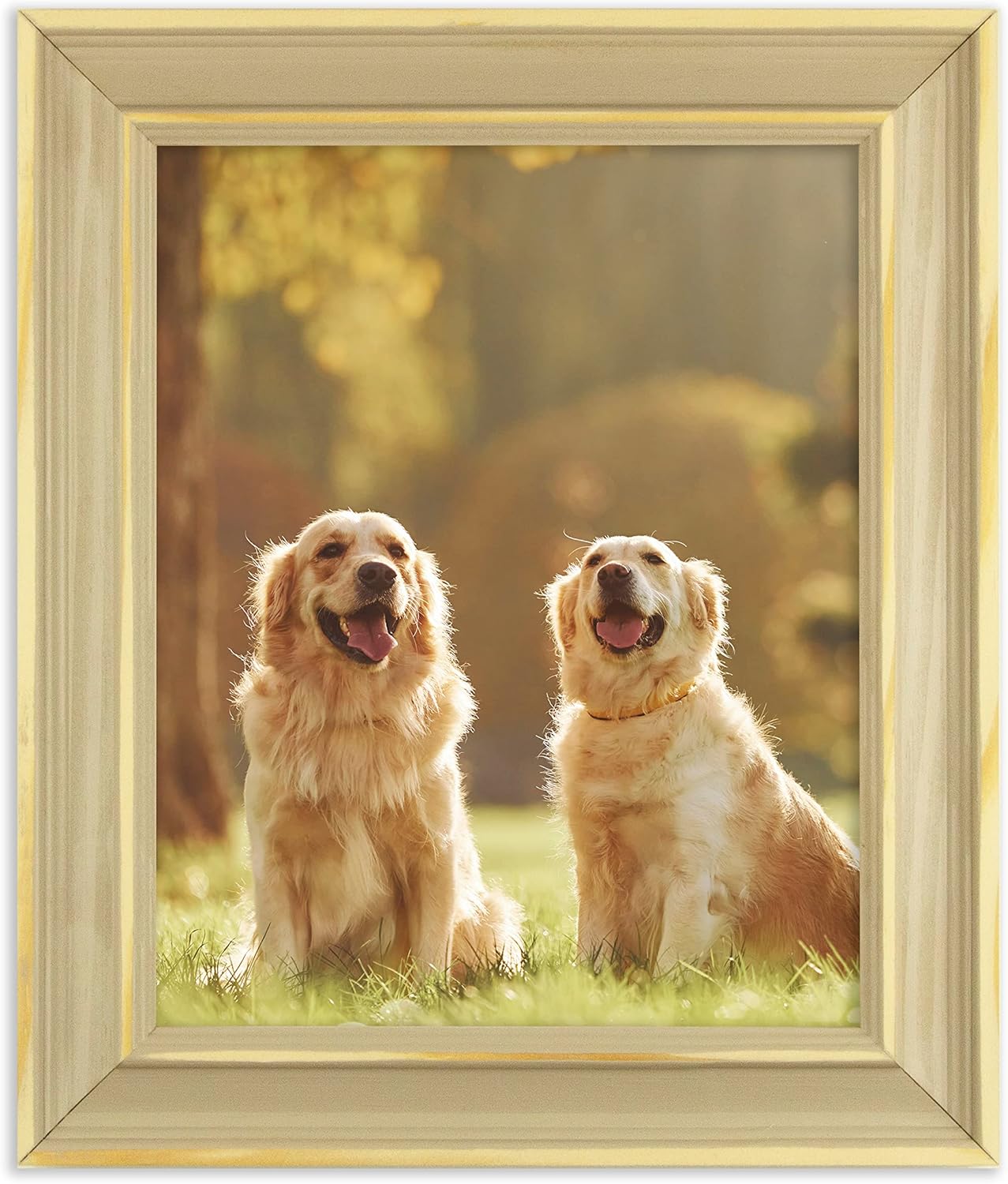 The Rusty Roof-Distressed Classic Greige-Solid Wood Picture Frame-10x12