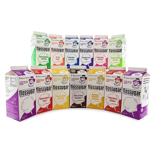 Snappy Gold Medal Mix & Match - Hilo dental de algodón de azúcar, 52 onzas - 1/2 galón, paquete de 6 disponible en Yaxa Guatemala