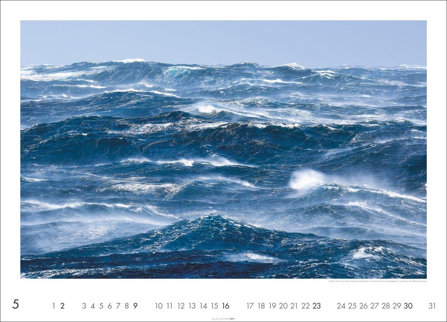 Das Meer Kalender 2027: Traumhafte Bilder vom Meer und maritime Landschaften in einem großen Wandkalender fürs Urlaubsfeeling zu Hause. Format 68 x 49 cm