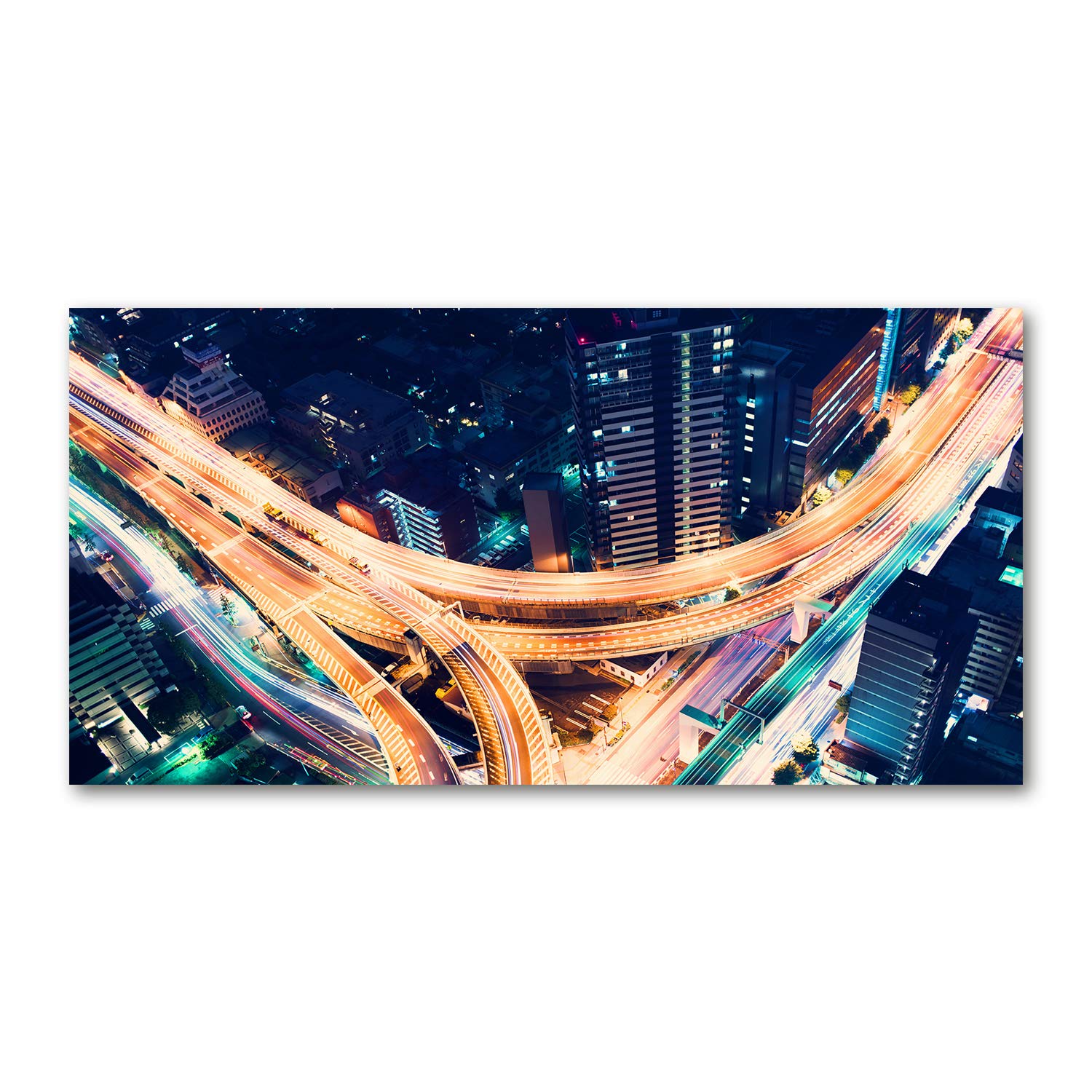 Image verre plastique 120x60cm tableau acrylique Tulup Autopista en Tokio