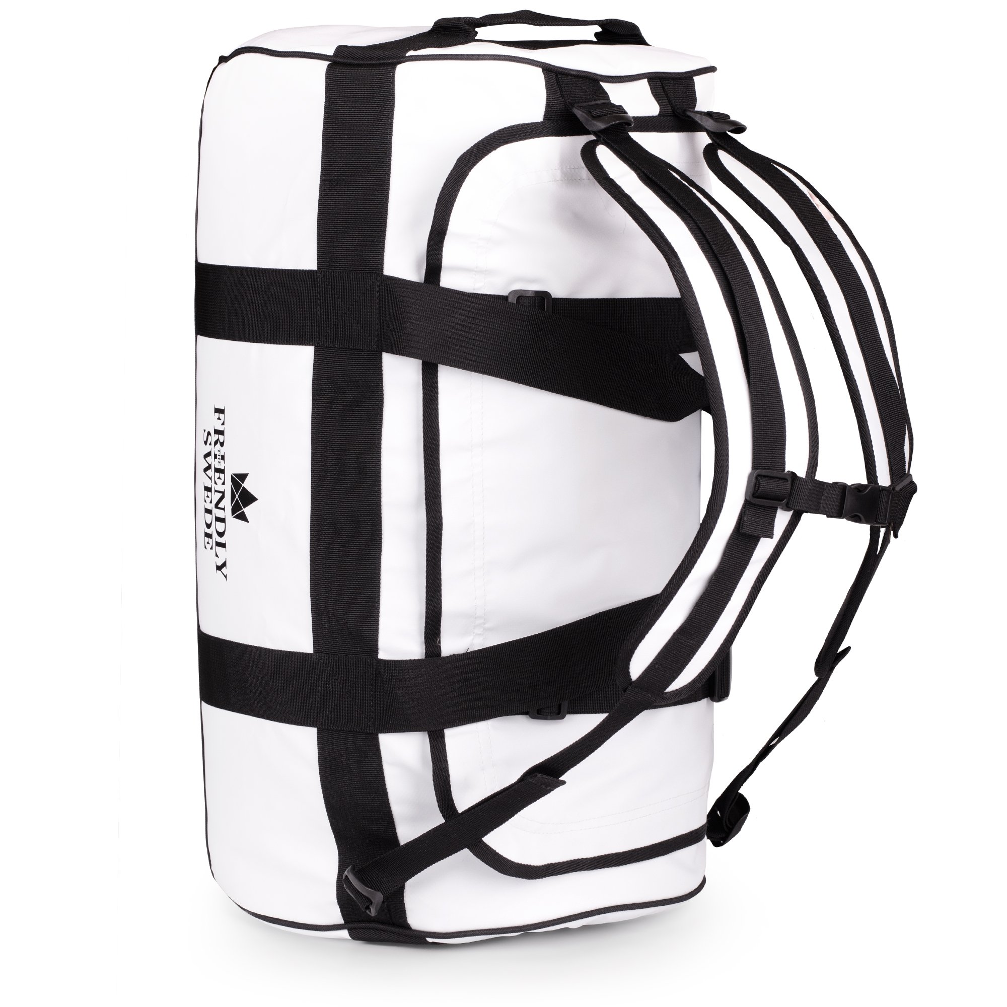 The Friendly Swede - Bolsa de Deporte Convertible en Mochila para Viaje y Deporte (Capacidad: 30 L/60 L/90 L)