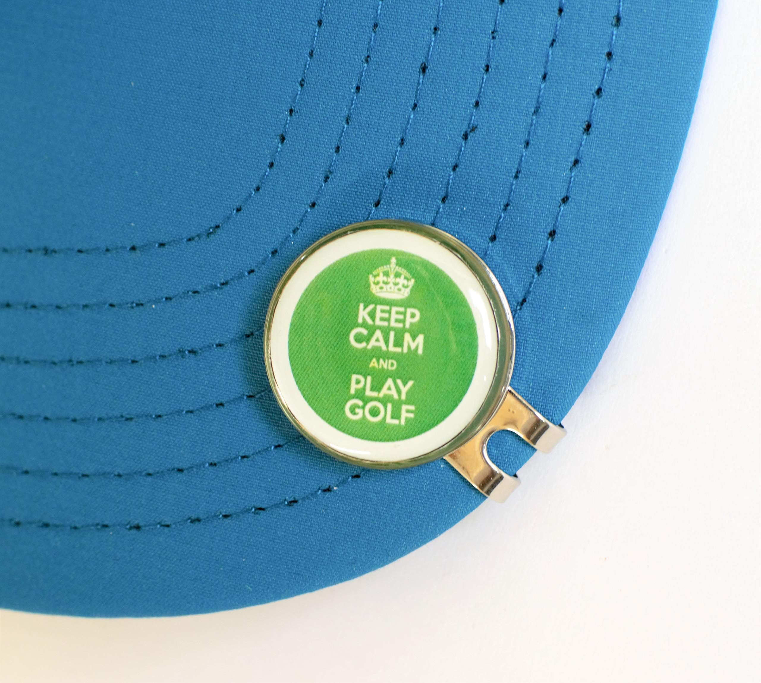 Magnetic Cap Clip and Ball Marker - Various Models (Keep Calm)