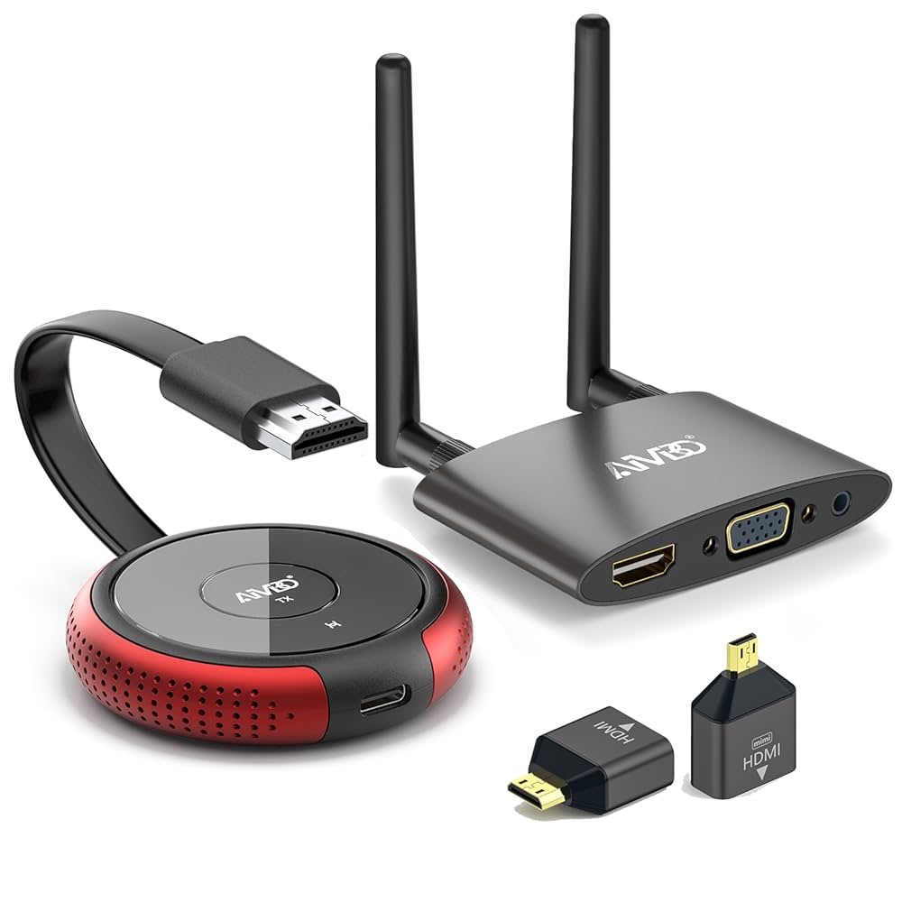 HDMI無線化アダプター Amazon | HDMI 無線 ワイヤレスHDMI 送受信機セット 無線化 HDMI