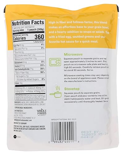 Miniatura 7 de 365 by Whole Foods Market Spelt Green Lentejas Arroz integral de grano largo 88 onzas