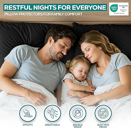 Miniatura 5 de Funda de almohada impermeable con cremallera Utopia Bedding