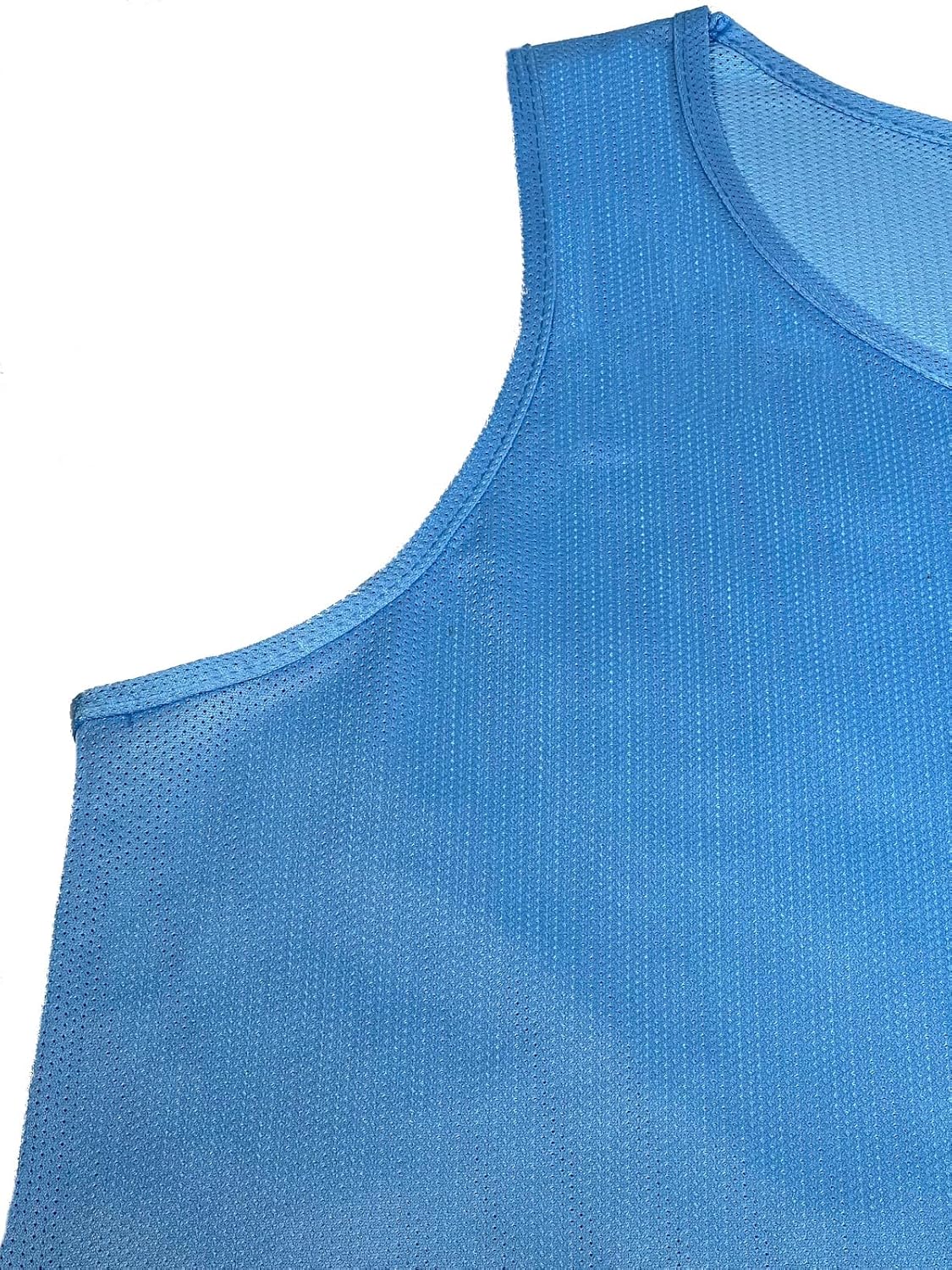 Scrimmage Training Vest Kids Youth Adult Soccer Practice Jersey Athletic Pinnies (6 & 12 Pack)