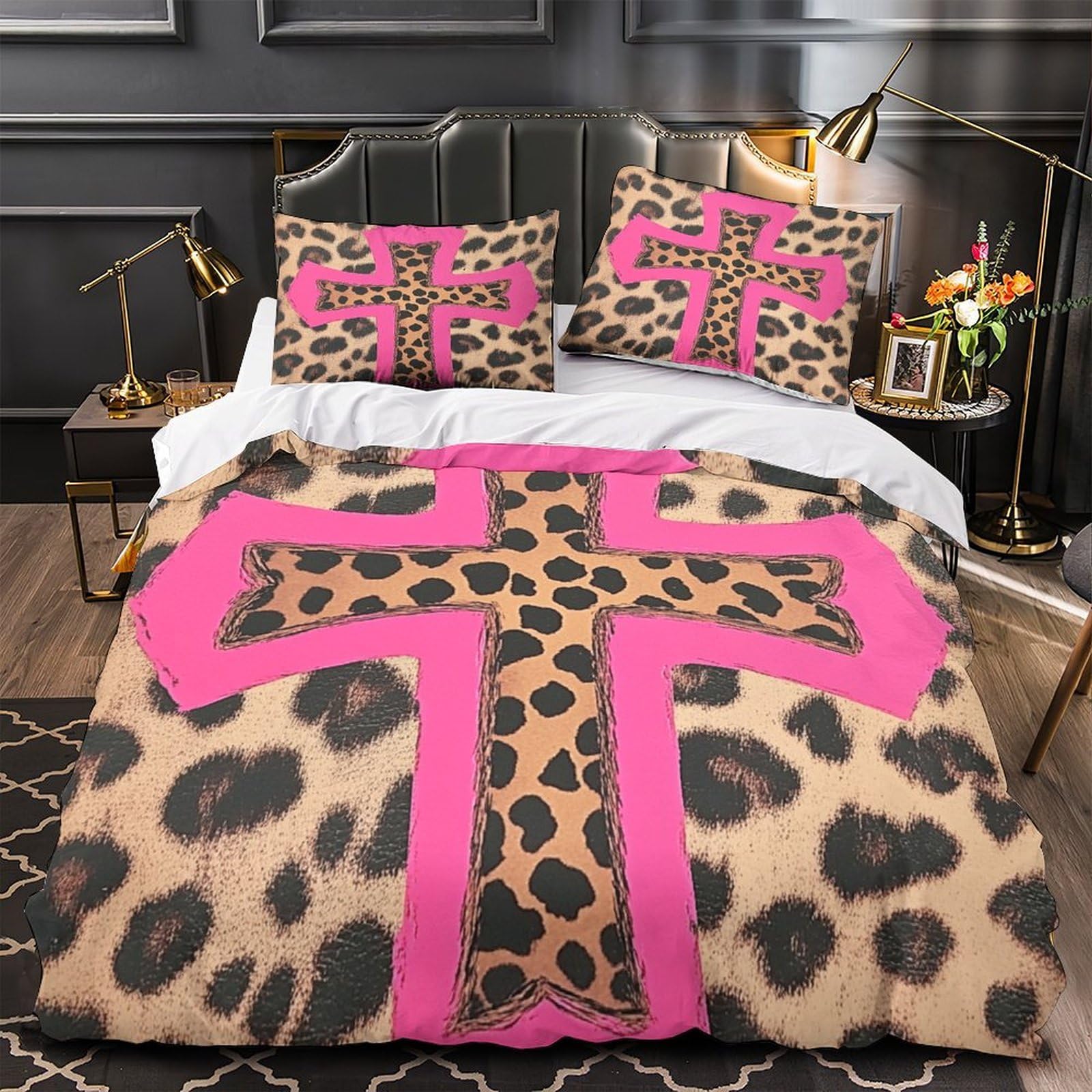 Housse de couette super douce imprimé 3D 140x200