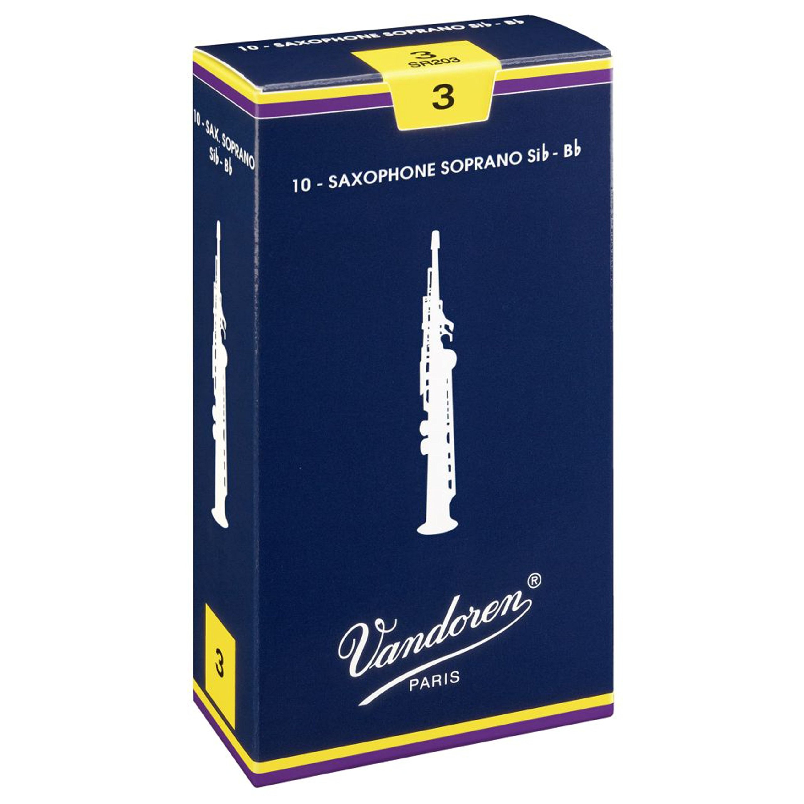 Vandoren: V29 Soprano Saxophone Reed 3.5 (Box of 10). para Saxo Soprano