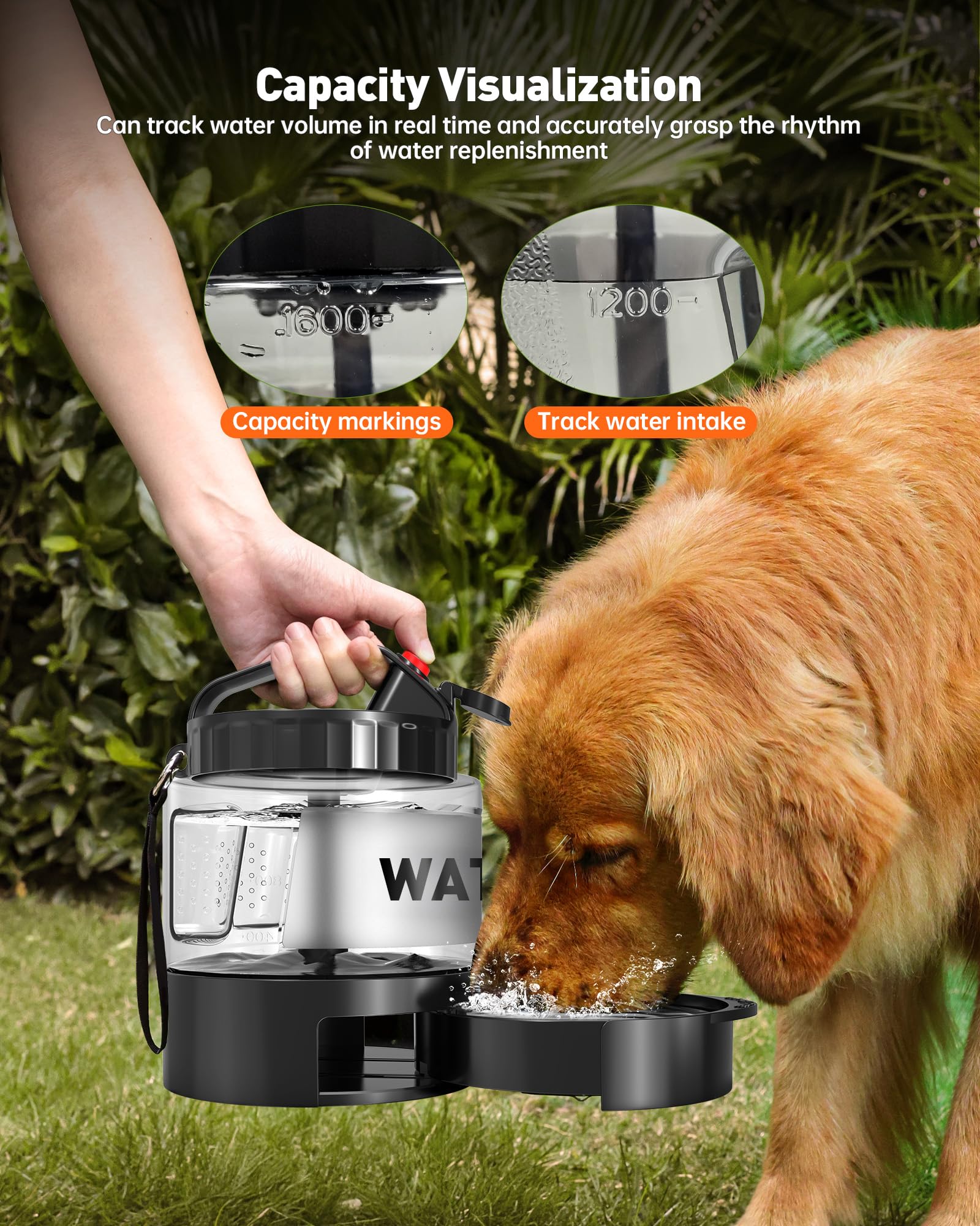 Portable Dog Water Bottle Bowl - Image 4