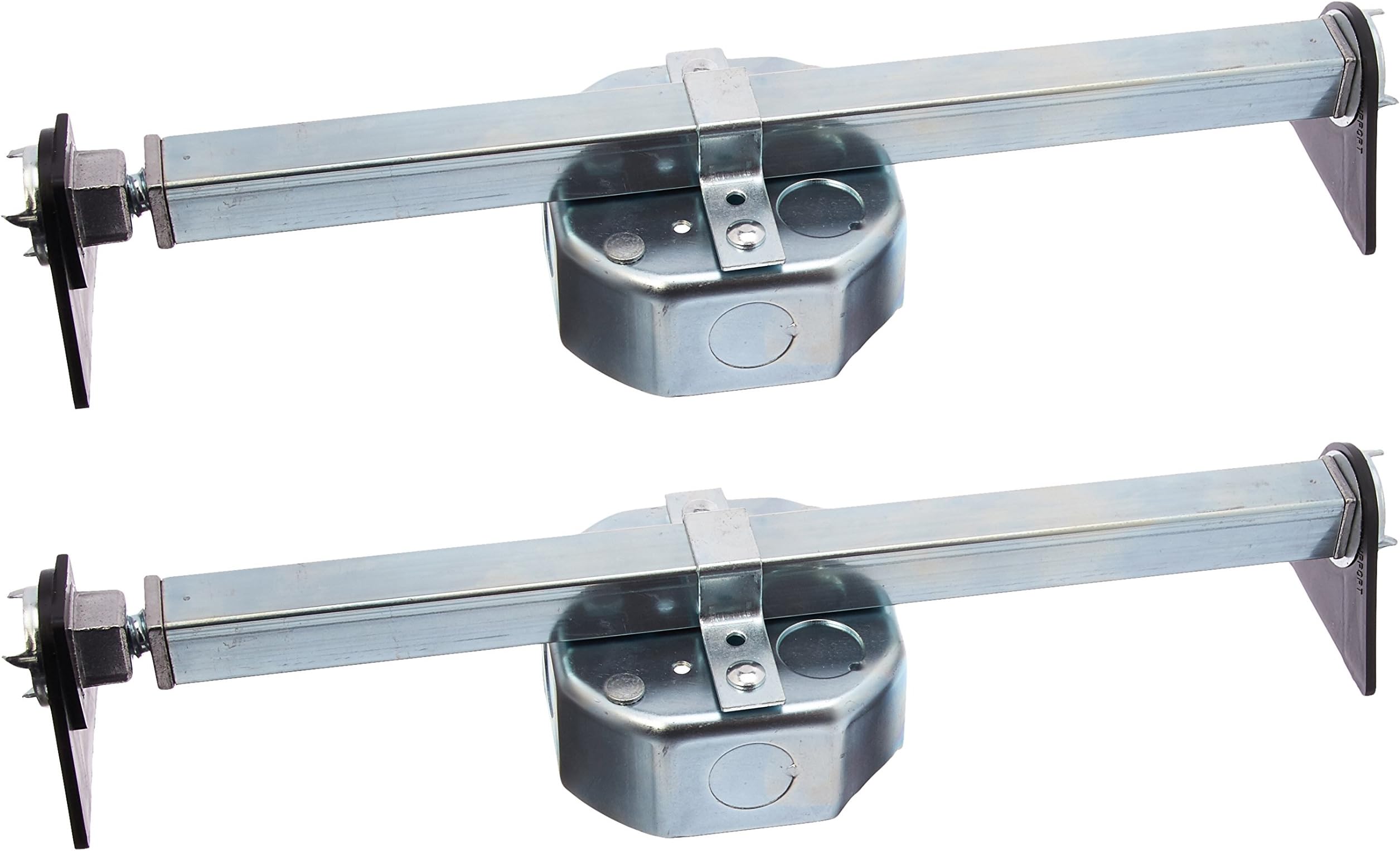 0110000 Saf-T-Brace for Ceiling Fans, 3 Teeth, Twist and Lock - 2 Pack