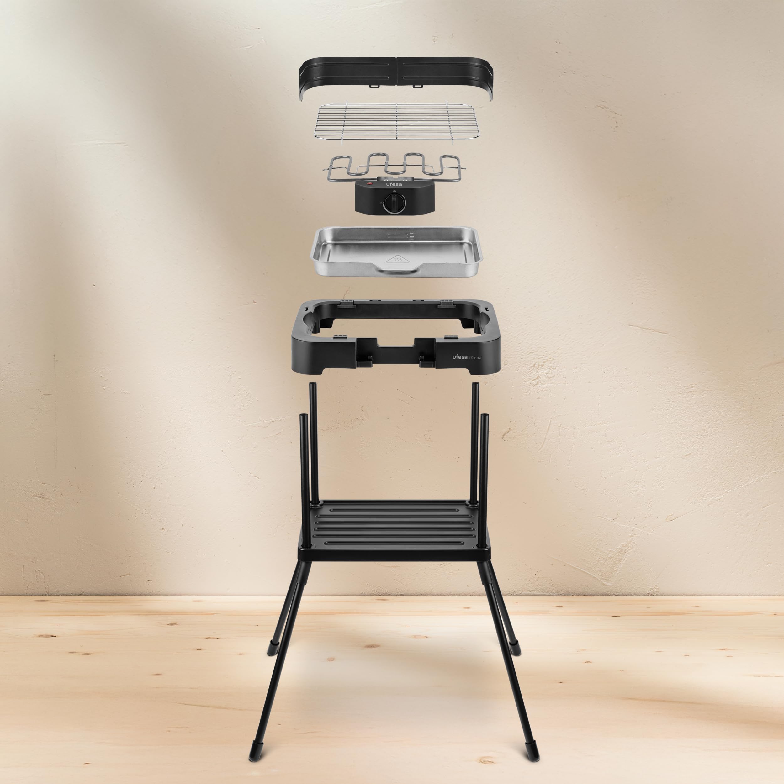 Image secondaire de Barbecue Électrique Ufesa 2300 W avec Thermostat et Sécurité