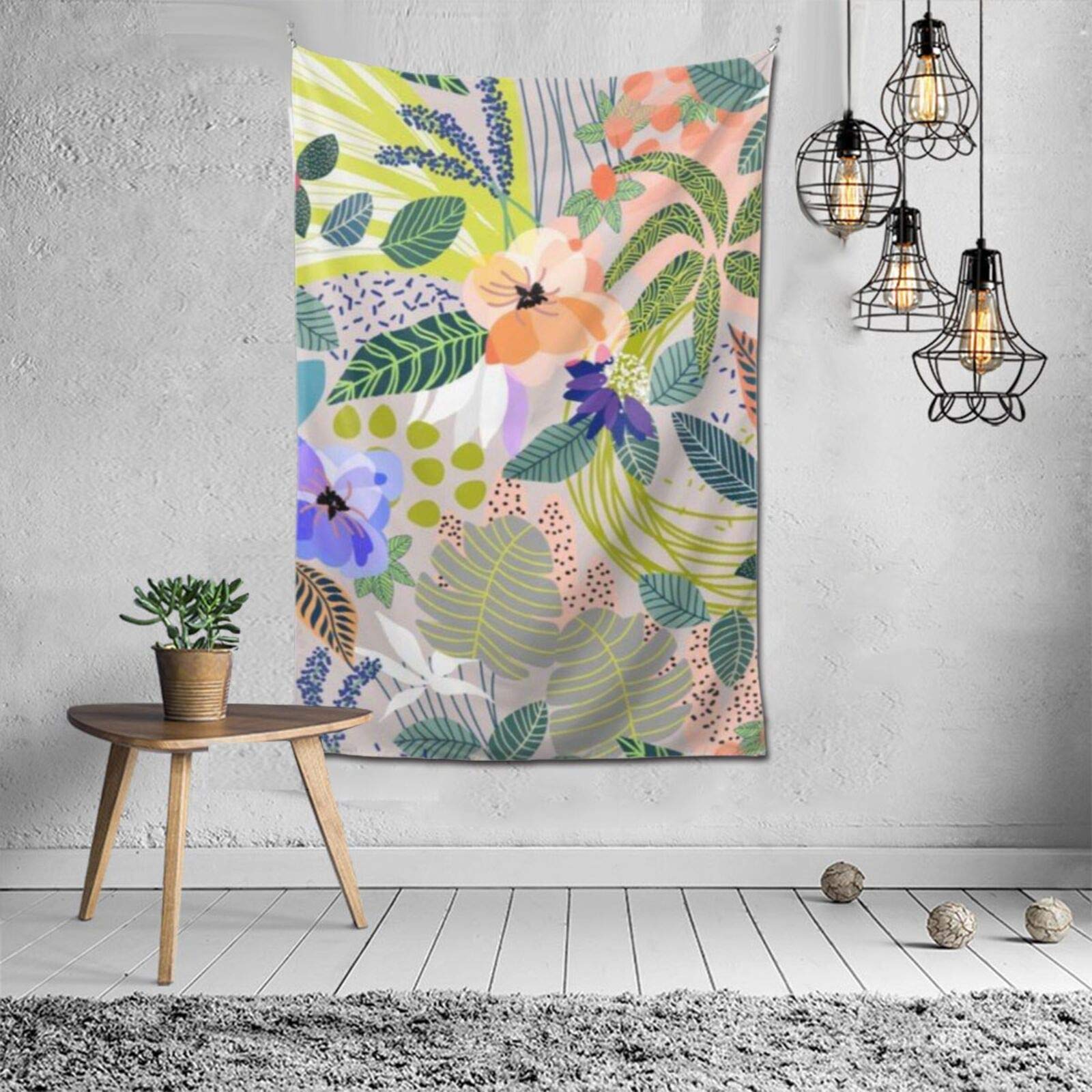 Abstract Graphic Animal Mural फैशन आंतरिक सजावट बहुक्रियाशील बेडरूम व्यक्तित्व उपहार इनडोर दीवार फांसी कक्ष पर्दा उपहार दीवार सजावट