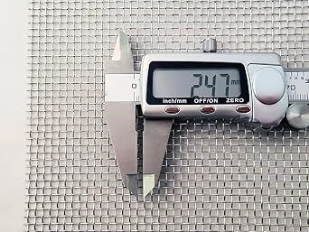 8 Mesh Stainless Steel for Beekeeping - Varroa Control; Size - 30cm x 30cm - by Inoxia