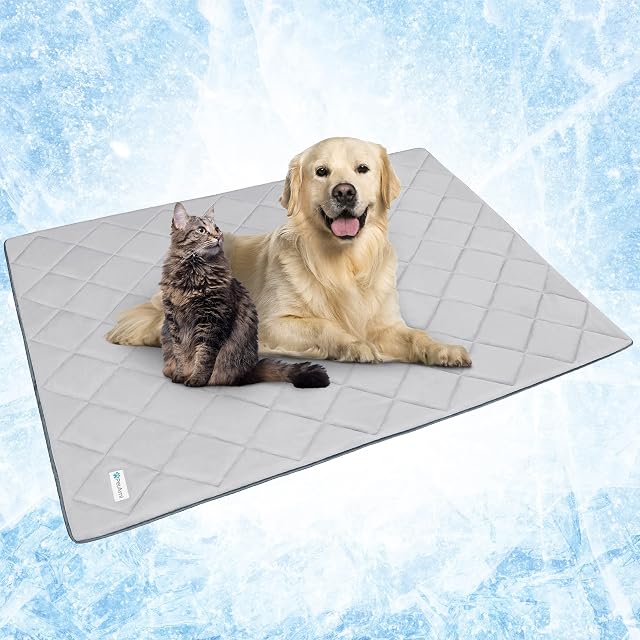 PetAmi Manta refrescante Perros, Manta Ligera y esponjosa para Mascotas, para Perros, Gatos, Cachorros