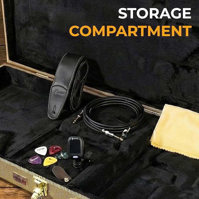 Funda para guitarra eléctrica tipo estuche en Tweed miniatura 4