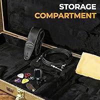 Amazon.com: Gearlux Electric Guitar Hard Case for Fender