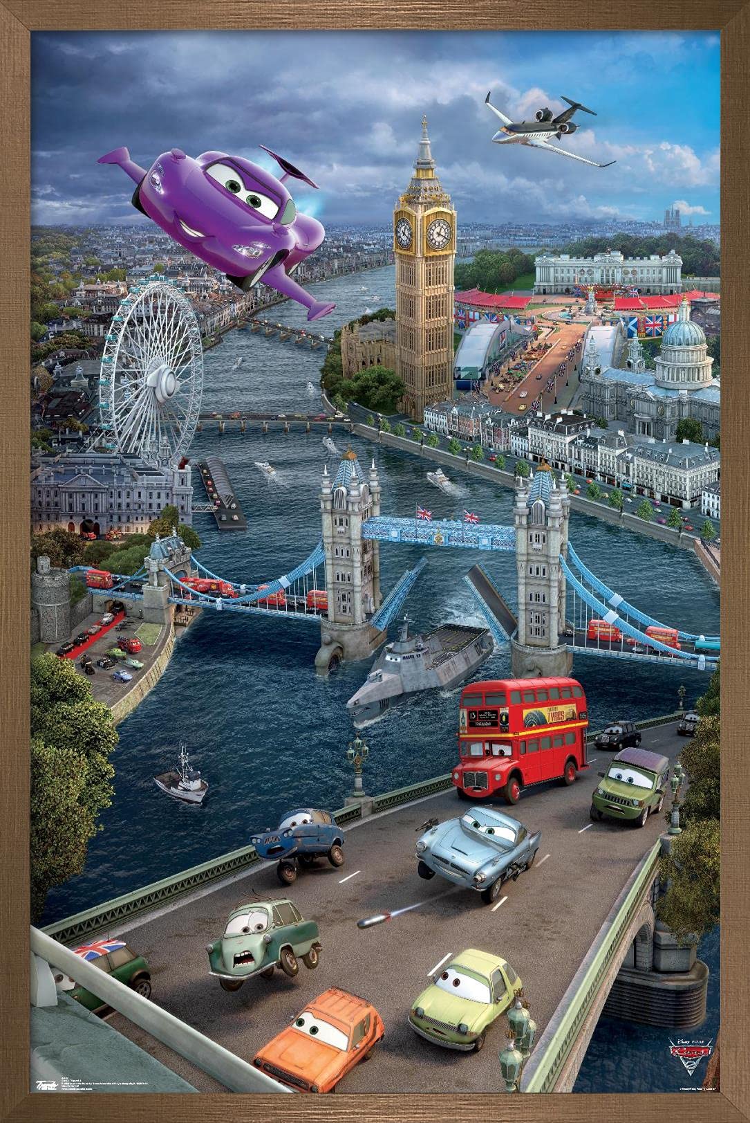 Amazon.com: Trends International Disney Pixar Cars 2 - Triptych 2