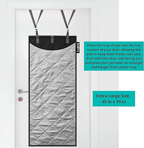 Miniatura 2 de True & Tidy Almohadilla protectora XL sobre la puerta, almohadilla de planchado y prensa, ayuda a proteger las superficies mientras la ropa