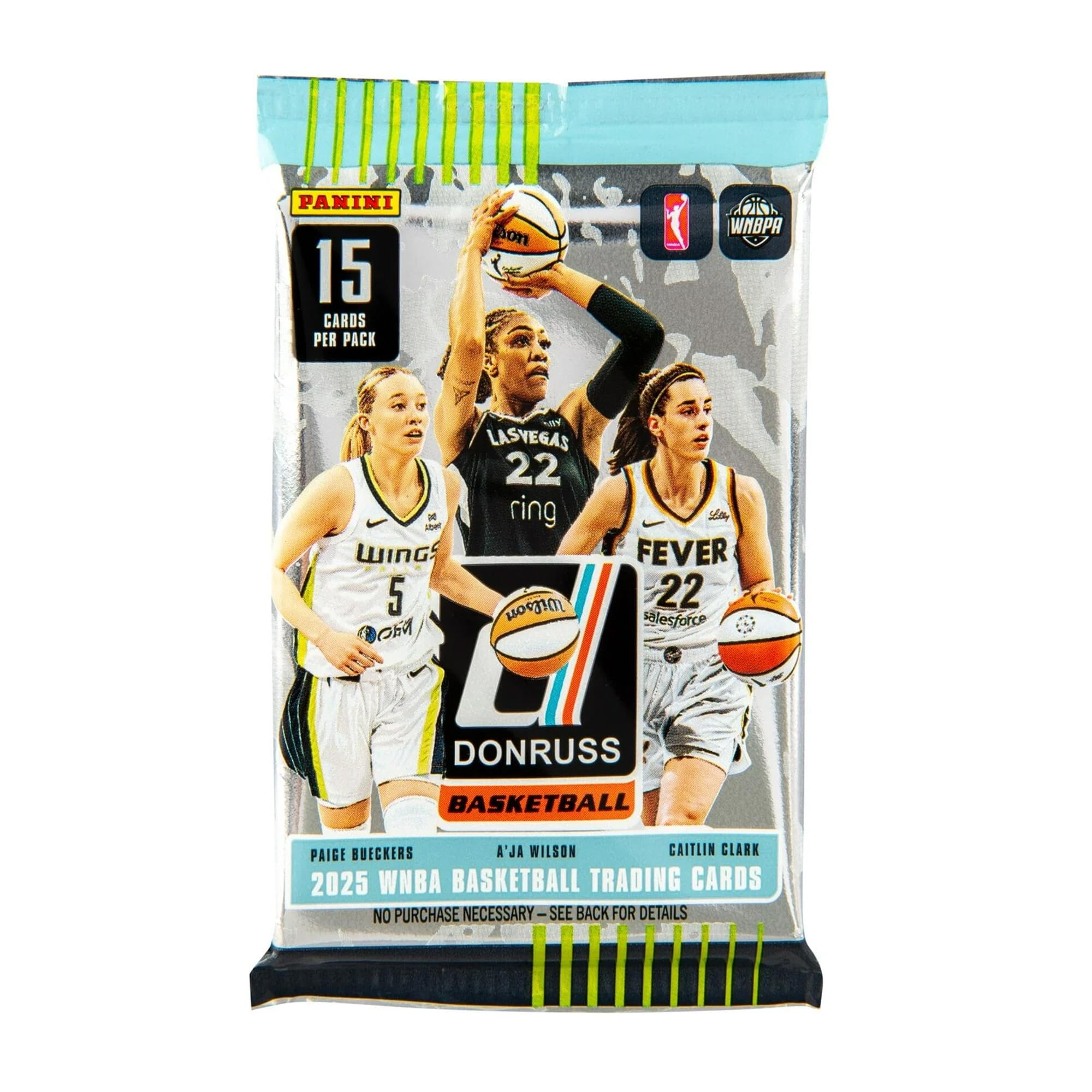 Panini Donruss WNBA Basketball Blaster Box 2024-25 – Cartes à Collectionner Officielles – Comprend des Cartes Rookie, des Inserts et des parallèles – Boîte scellée