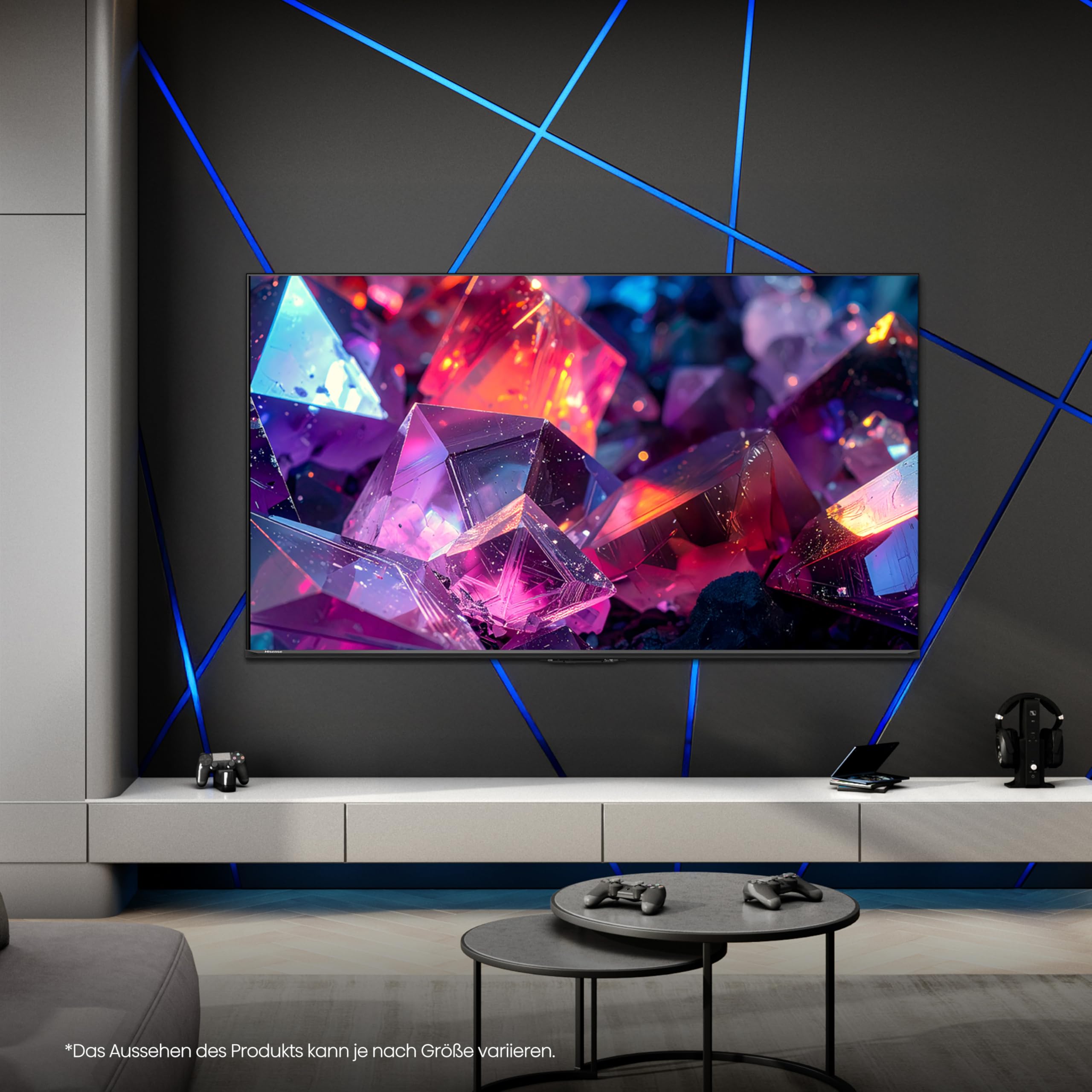 Hisense 65E7DS PRO Fernseher 65 Zoll, 4K UHD QLED, Smart TV, Hi-Concerto, 144Hz Game Mode, Hi-QLED Colour, Dolby Vision.Atmos, Filmmaker Mode, Dolby Audio, DTS Virtual: X, FreeSync Premium [2026]