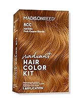 Vista 44 de Madison Reed - Kit de tinte radiante para el cabello, tinte permanente para el cabello, cobertura de canas superior, sin amoníaco, rubio Amalfi