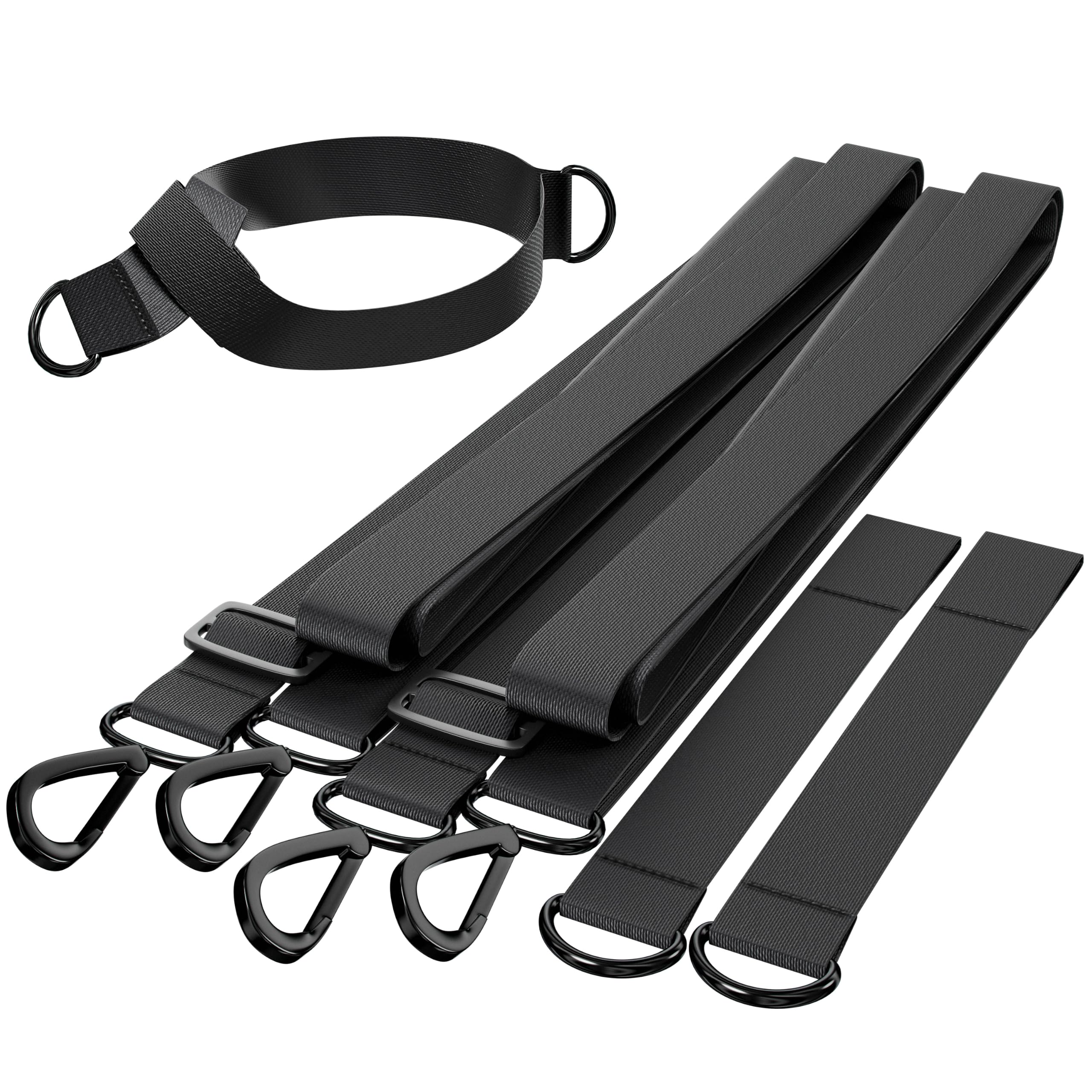 Kingsleeve® Parasol Wind Straps, Wind Stabilizer For Umbrella, Parasol Tie, Tethering Straps for Parasols, Secure Safety Securing for Garden Hanging Umbrella Cantilever Parasols Strong Tie Downs Kit