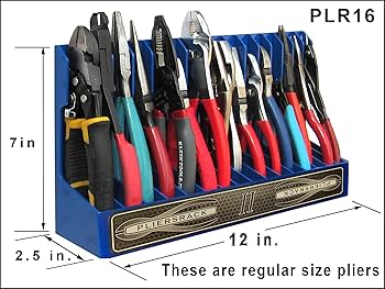 PLR16 Blue PliersRack for your Peg Board and Toolbox Drawer