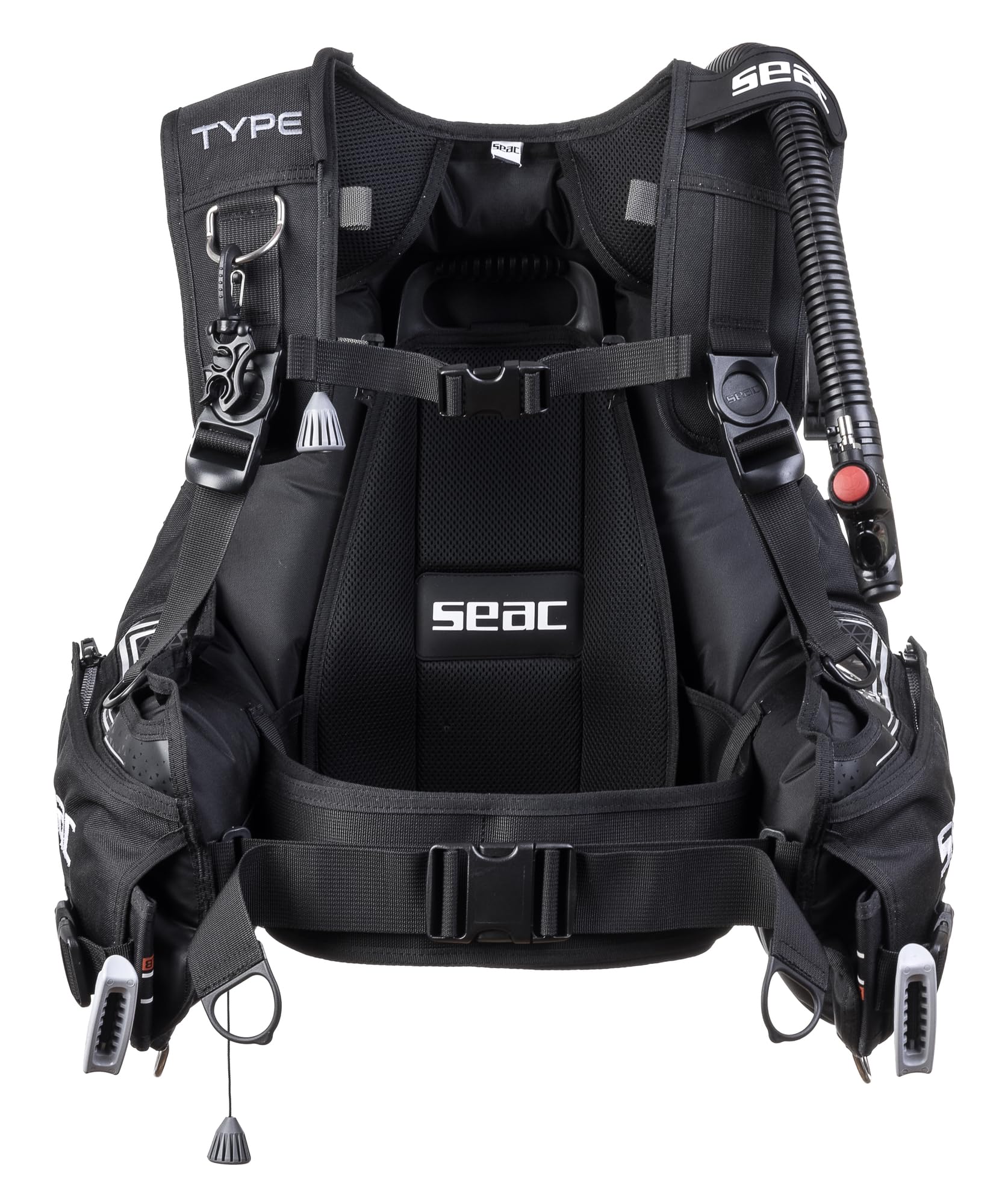 SEAC Equilibratore Type, BCD per Immersioni Ergonomico e Idrodinamico Unisex Adulto