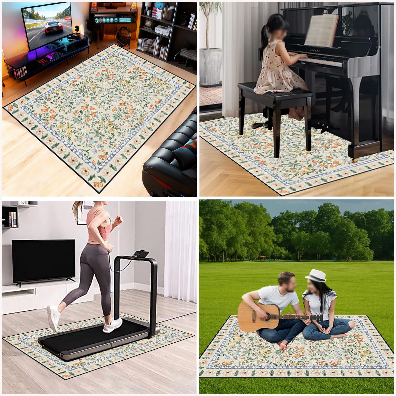 Dywaniki akustyczne, mata z baterią elektroniczną, 160 x 100 cm dźwiękoszczelna mata, mata bębnowa do pudełka na baterie akustyczne bębny i instrumenty muzyczne dźwiękoszczelny koc bębnowy
