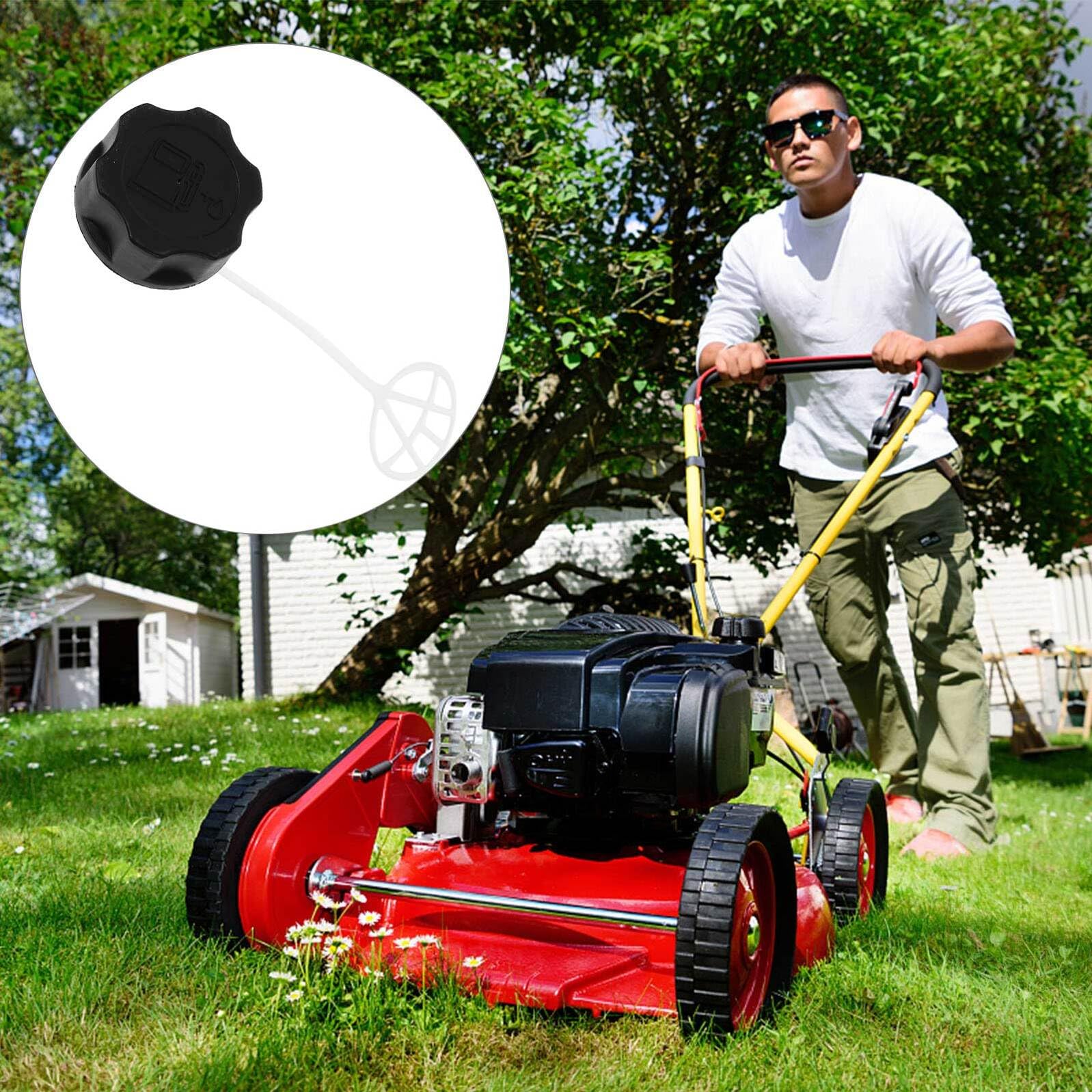 Tapa Depósito Aceite para Desbrozadora Cortacésped Motosierra Repuesto Accesorio Compatible con Múltiples Herramientas de Jardín