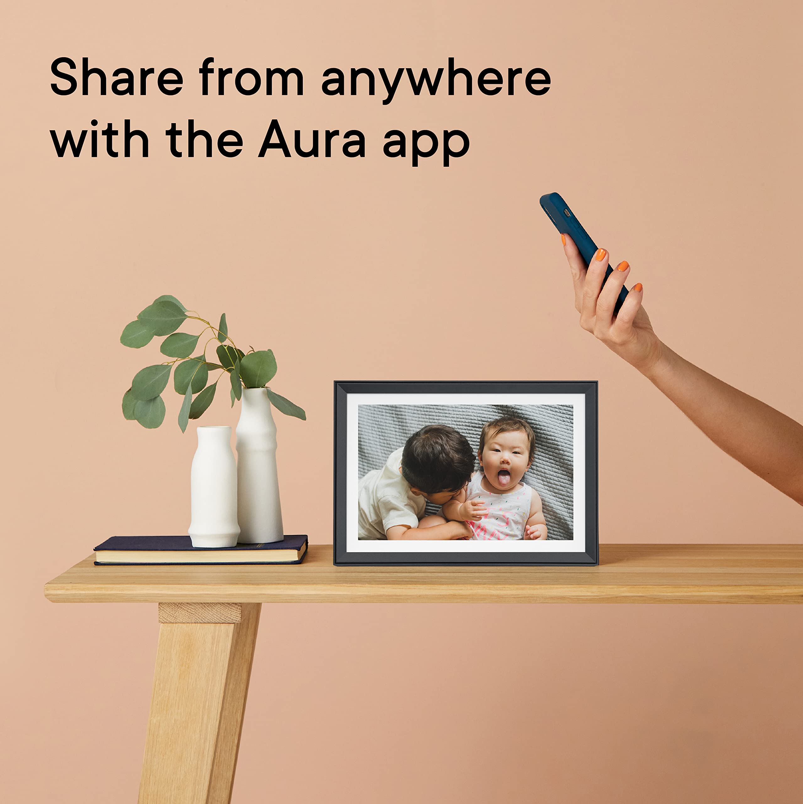 Aura Carver Smart Digital Picture Frame 10.1 Inch HD WiFi Cloud Digital Frame Free Unlimited