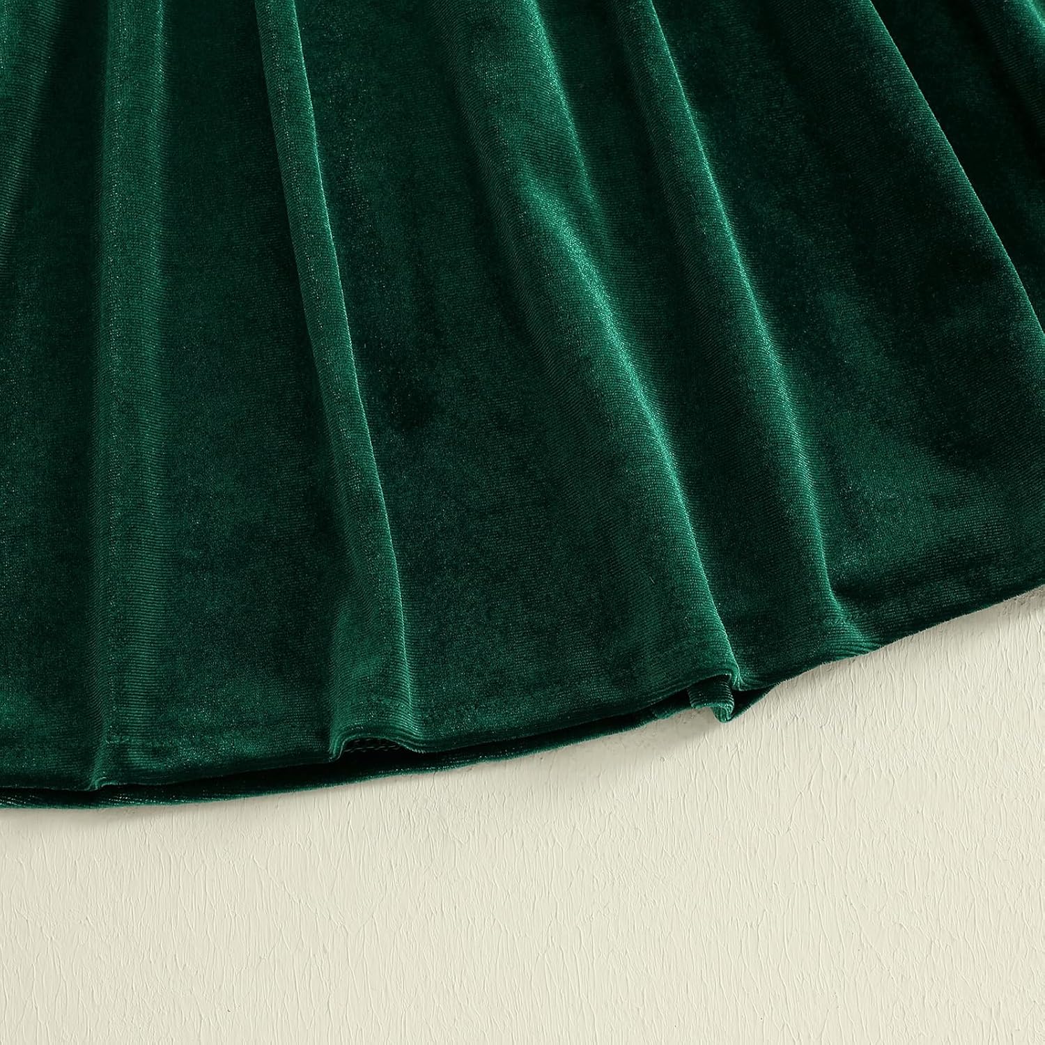 Kids Baby Girls Velvet Christmas Dress Long Sleeve Doll Collar Reindeer Bow Embroidered Smocked Dresses Winter Clothes - Image 5