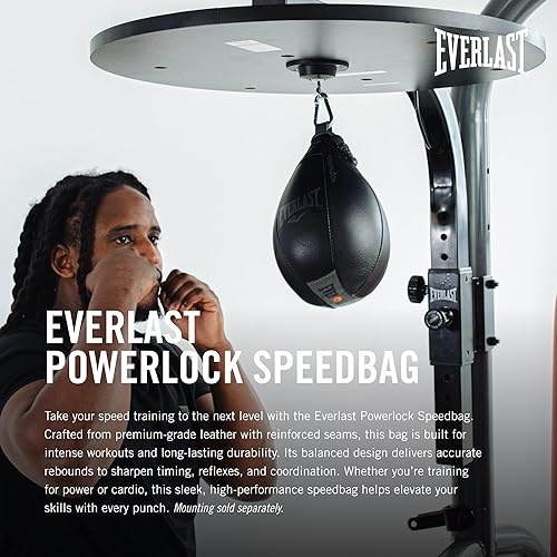 Miniatura 2 de Everlast Speed Punching Bag Speed Bag for Boxing & MMA Durable Reflex Training Boxing Bag for Hand Speed, Accuracy & Home Gym Workouts