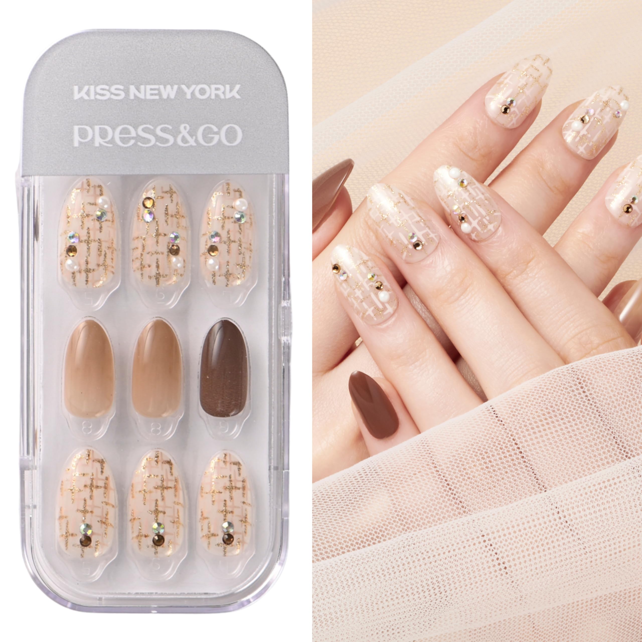 Amazon | 【キスニューヨーク正規店】☆ 30枚入り ネイル チップ 貼る
