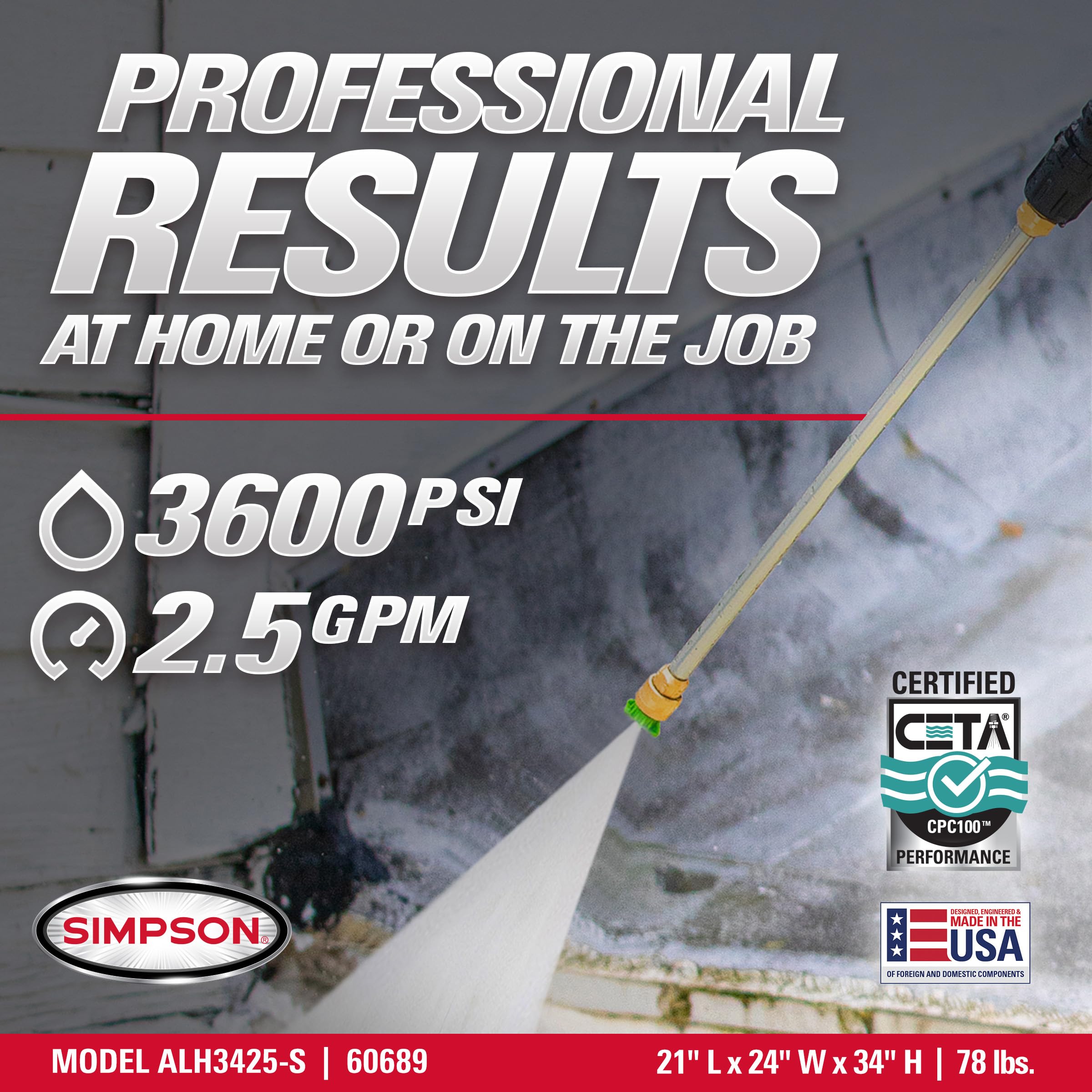 CRAFTSMAN Electric Pressure Washer, Cold Water, 2100-PSI, 1.2 GPM, Corded (CMEPW2100) product image 20