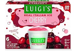 Luigi's Italian Ice Sugar Free Cherry 6 Ounce