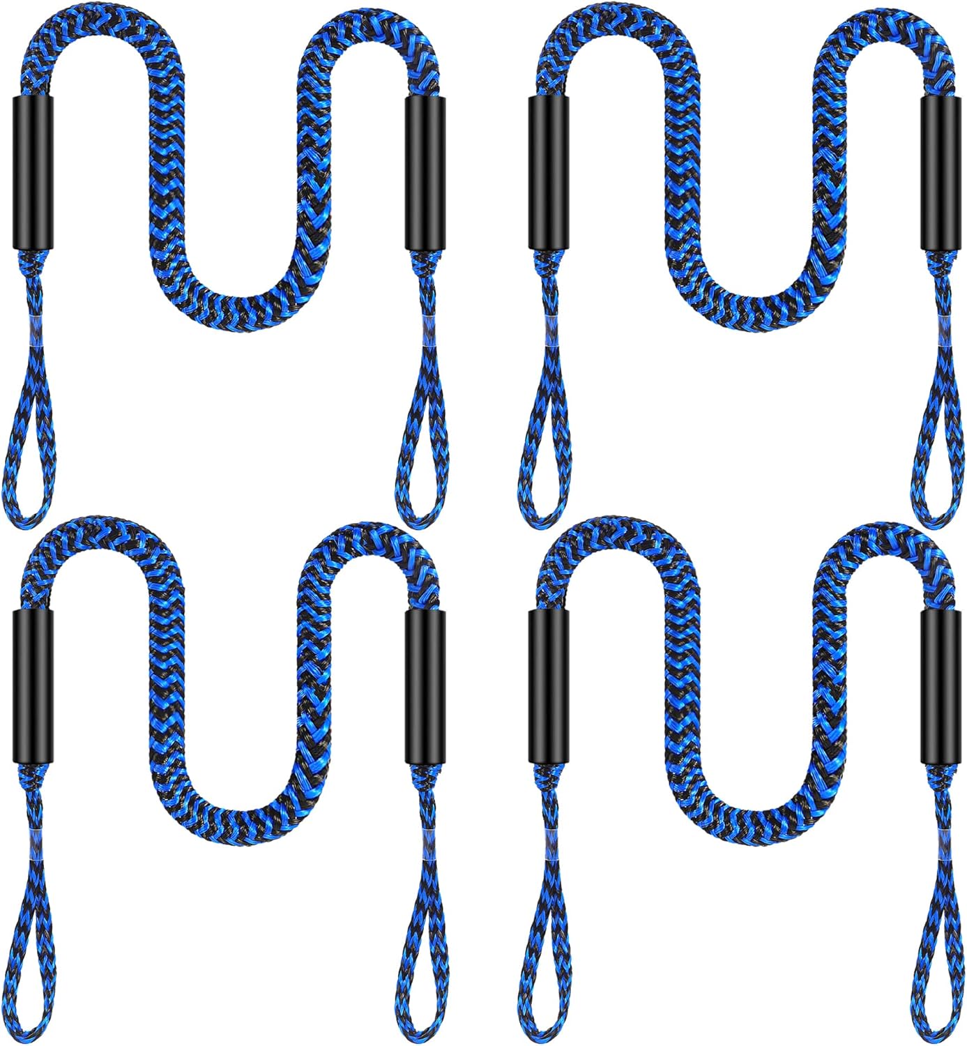 Bungee Dock Lines, 4 Feet Bungee Shock Cords Bungee Docking