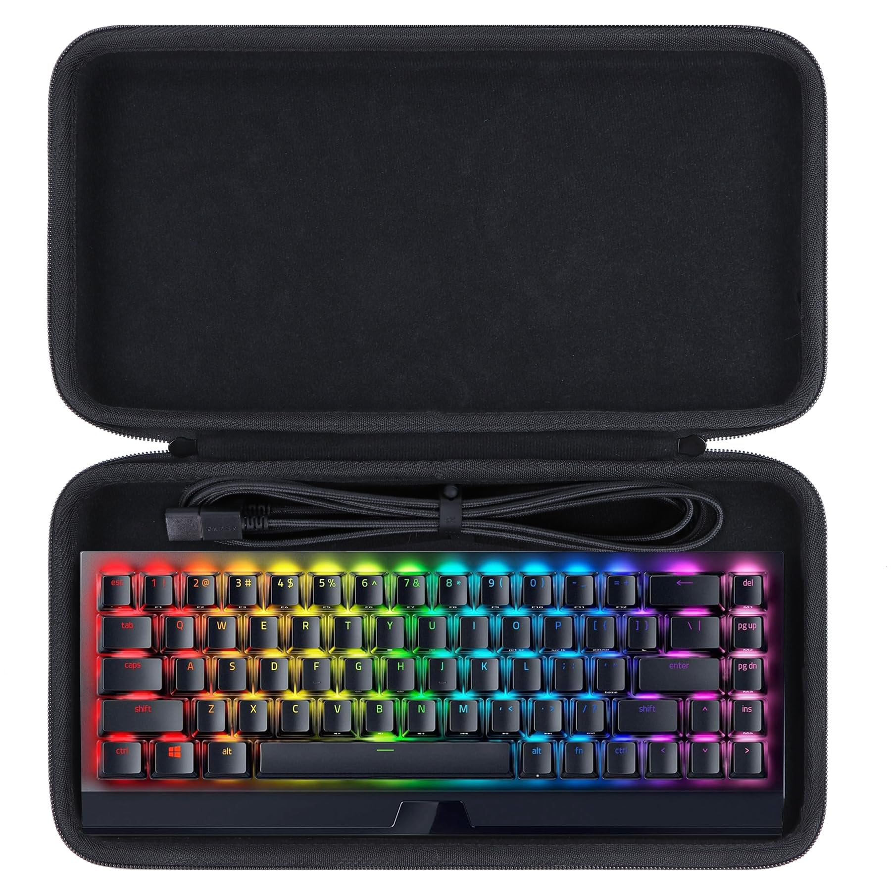 Amazon | Lebakort収納ケースと互換性のあるRazer Huntsman/Huntsman