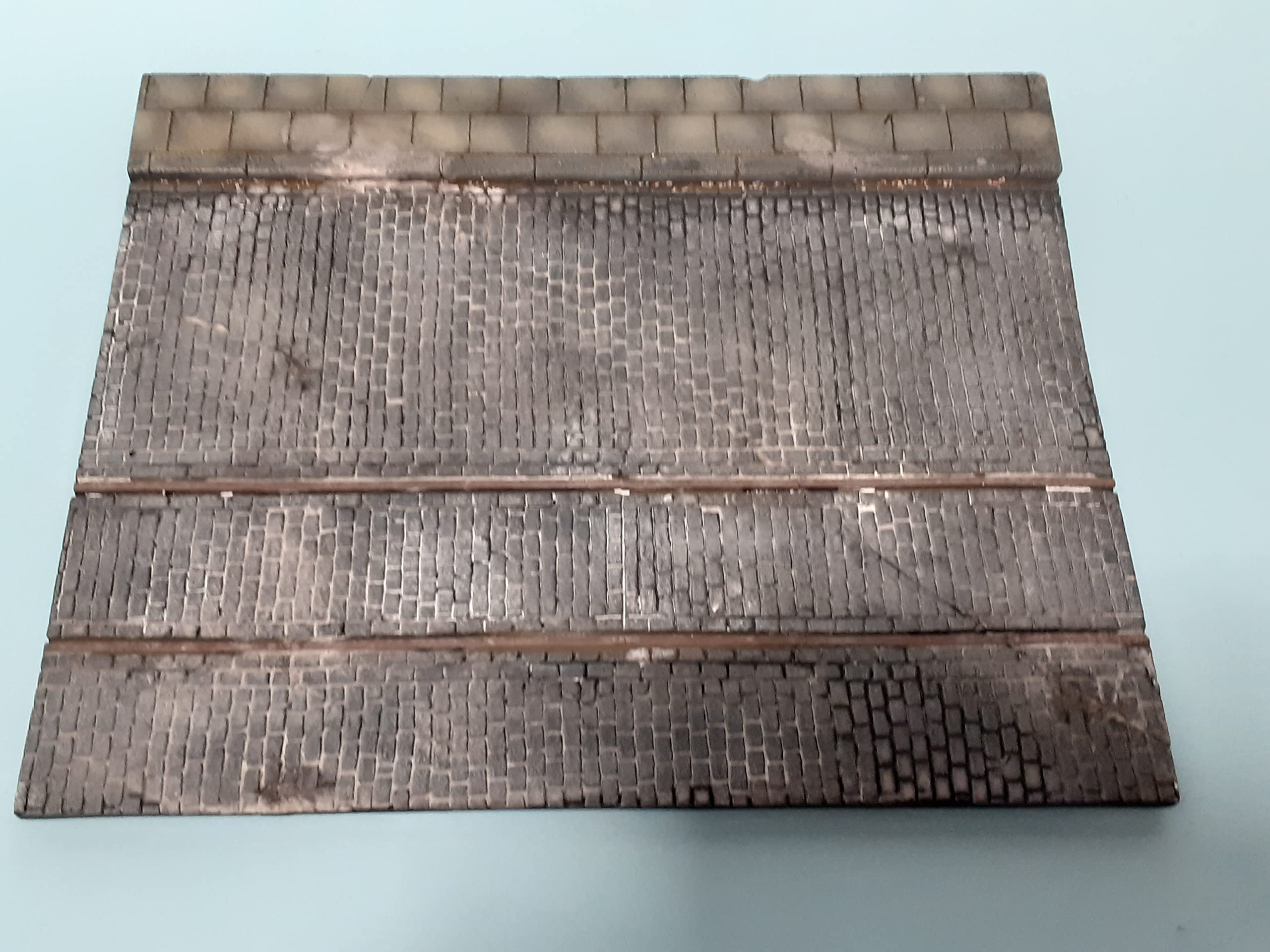 FOG Fields of Glory Models 1/35 Scale Diorama Base No.15 - Tram Tracks 250mm x 200mm