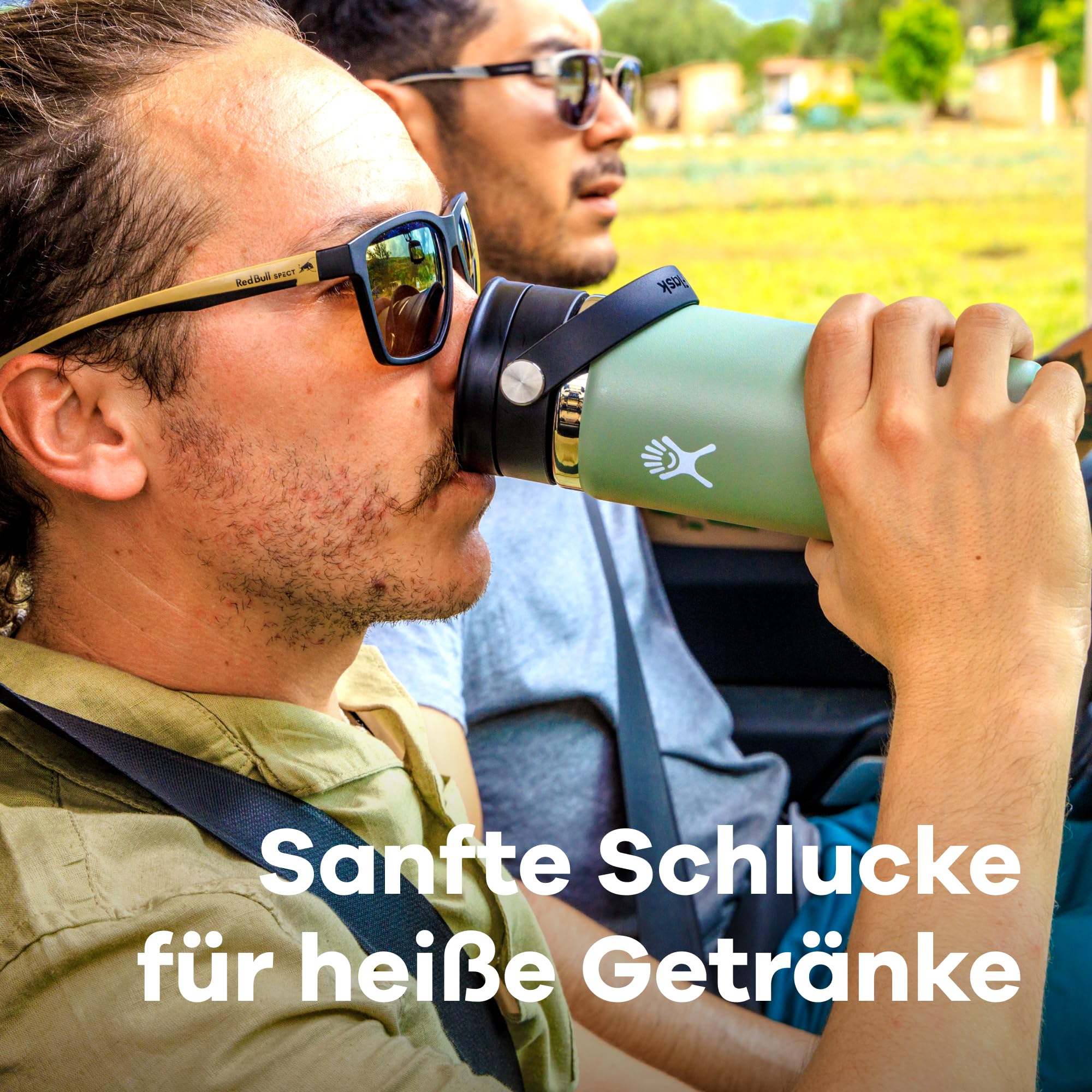 Hydro Flask – Wide Flex Sip Lid Coffee 591 ml (20 oz) – Auslaufsicher, isoliert, passend für Becherhalter – Hält Getränke 24 Std. kalt & 12 Std. heiß - Black