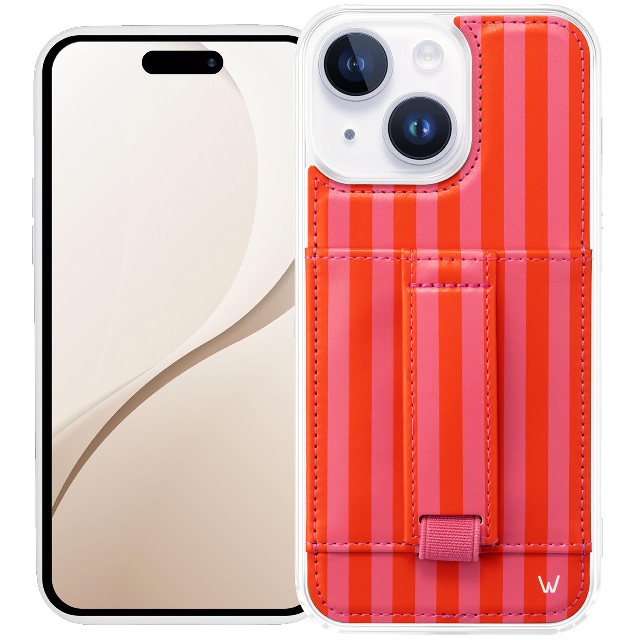 Walli Funda tipo cartera para iPhone 15 Plus, soporte para tarjetas