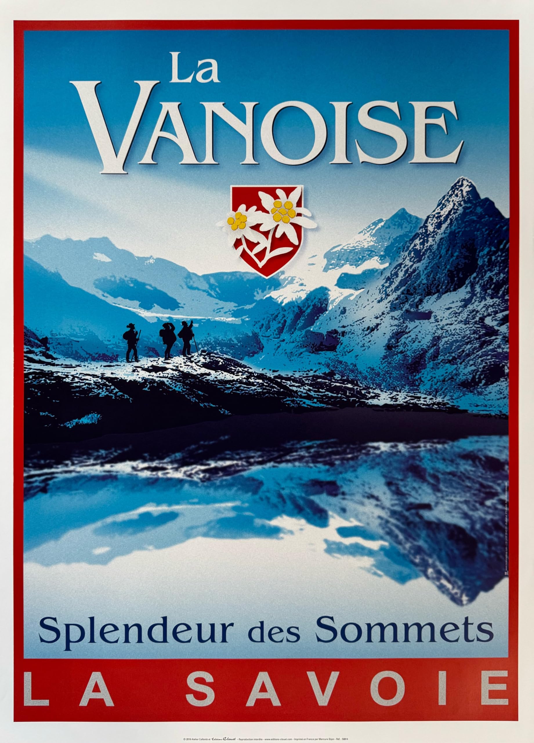 Affiche de collection Savoie La Vanoise 50x70cm papier mat premium