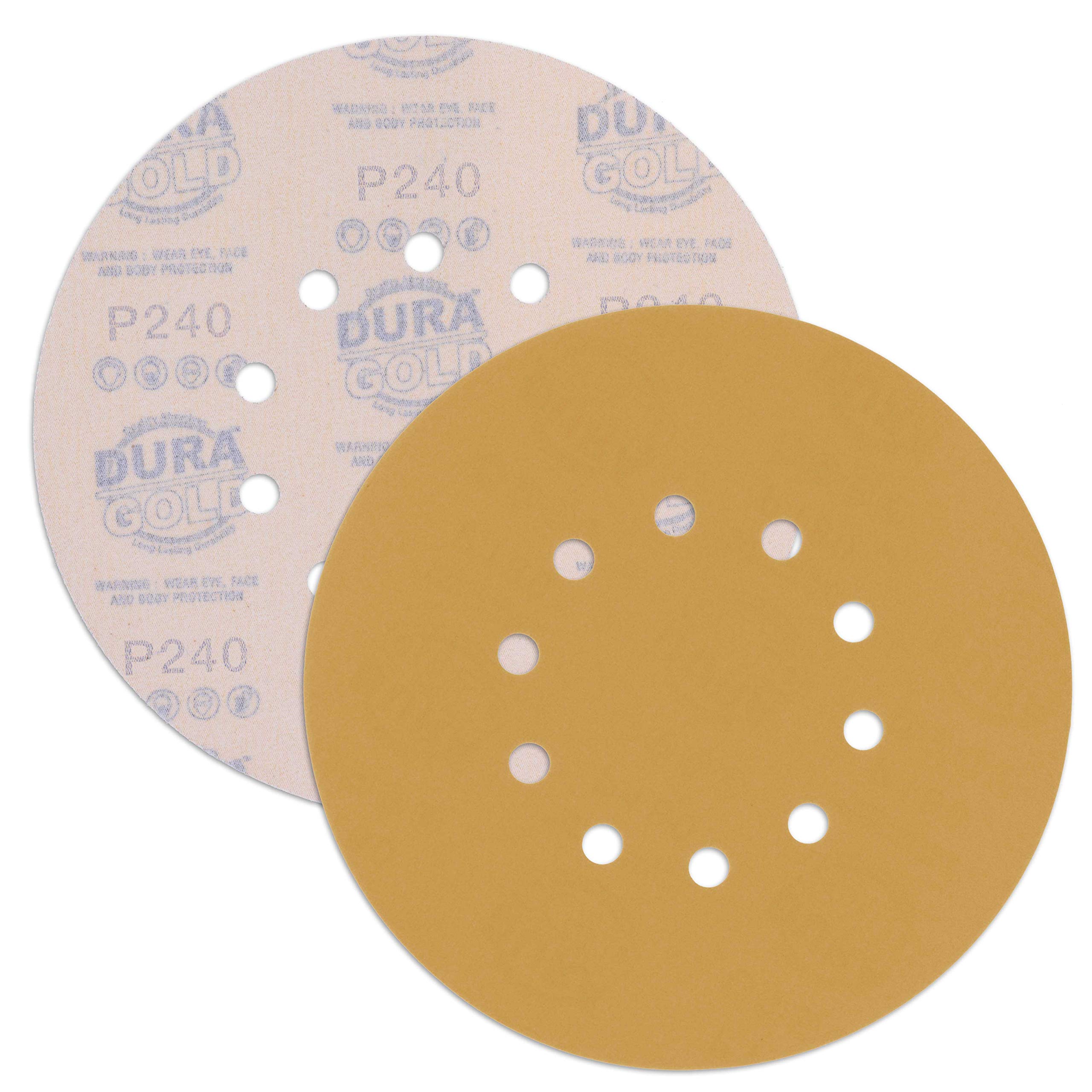 Dura-Gold Sanding Discs - 9" 240 Grit (Box of 10) -3