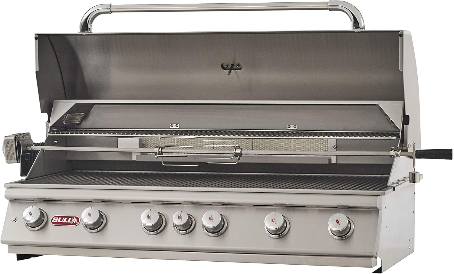 Bull Outdoor Products 62649 Diablo 6 Burner Grill Head, Natural Gas